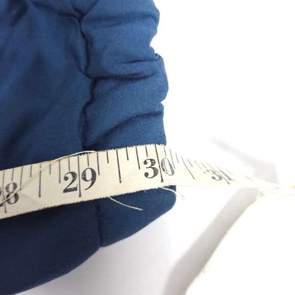 Vintage LL Bean Mens Medium Navy Blue Waterproof Ski Snow Side Zip Pants - Picture 9 of 9